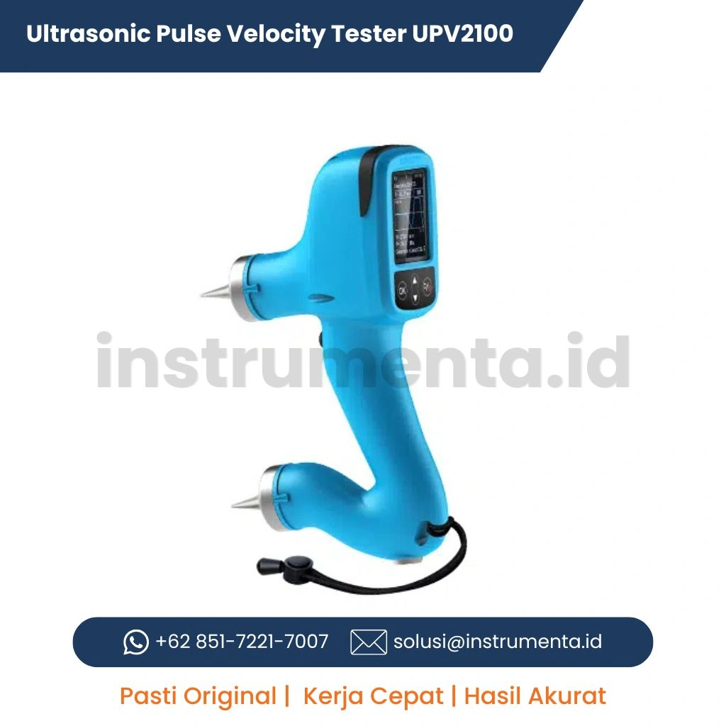 Supplier Ultrasonic Pulse Velocity Tester LANGRY UPV2100 Alat Uji Ultrasonic Beton dan Struktur NDT